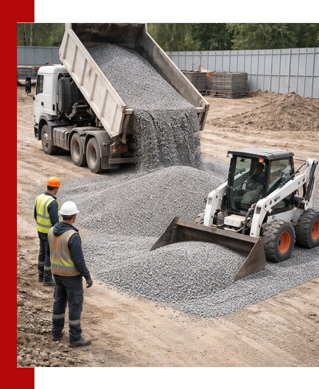 Доставка и продажа гранитного щебня фракции 0-5 в Дальнереченске