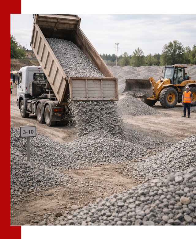 Гранитный щебень фракции 3–10: доставка и продажа в Дальнереченске