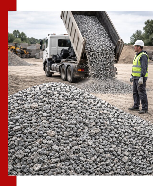 Доставка и продажа гранитного щебня фракции 5-20 в Дальнереченске