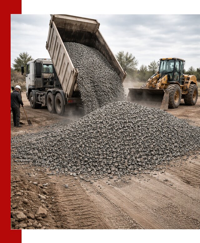 Гранитный щебень фракция 10-20 с доставкой в Дальнереченске