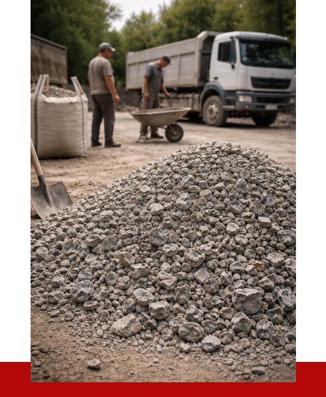 Гранитный щебень фракция 20-40 в Дальнереченске от 3261 руб. ПРОНЕРУДДлн