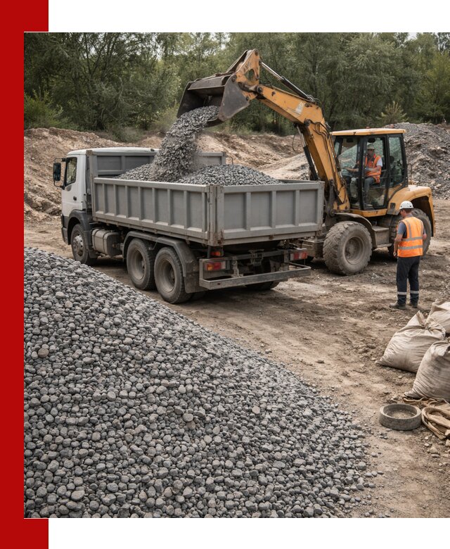 Доставка гравийного щебня в Дальнереченске оптом и в розницу