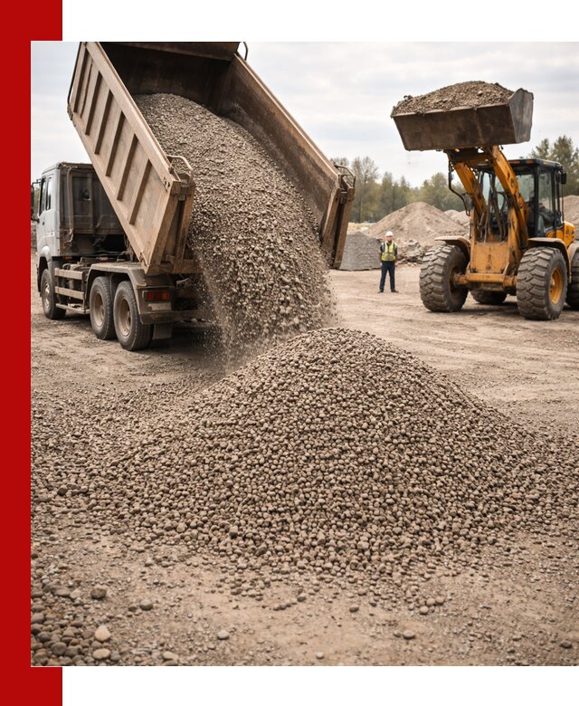 Гравийный щебень фракция 3–10 с доставкой в Дальнереченске