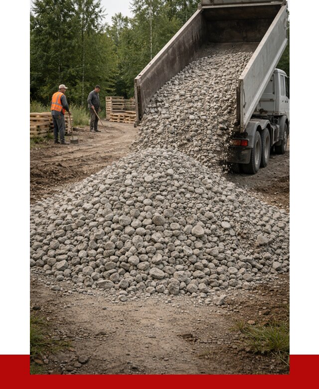 гравийный щебень фракция 70-120 в Дальнереченске от 2497 р. ПРОНЕРУДДлн