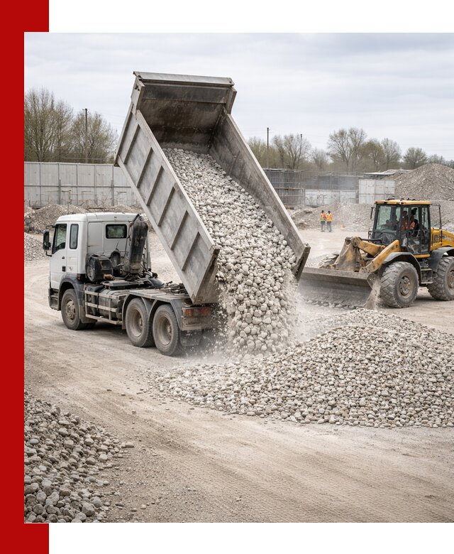 Доставка и продажа известнякового щебня в Дальнереченске