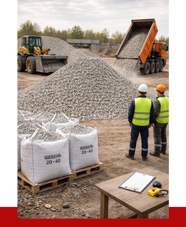 Известняковый щебень 20-40 в Дальнереченске от 2140 р. ПРОНЕРУДДлн