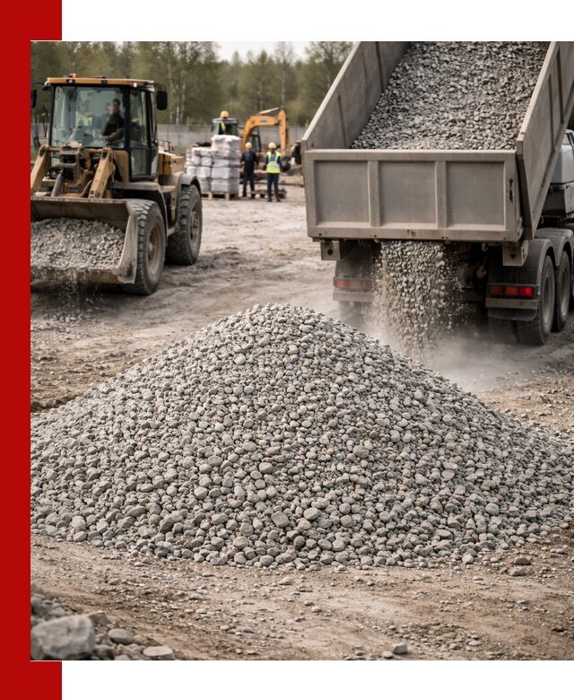 Вторичный щебень фракции 5-20 в Дальнереченске — доставка и продажа крупнотоннажно