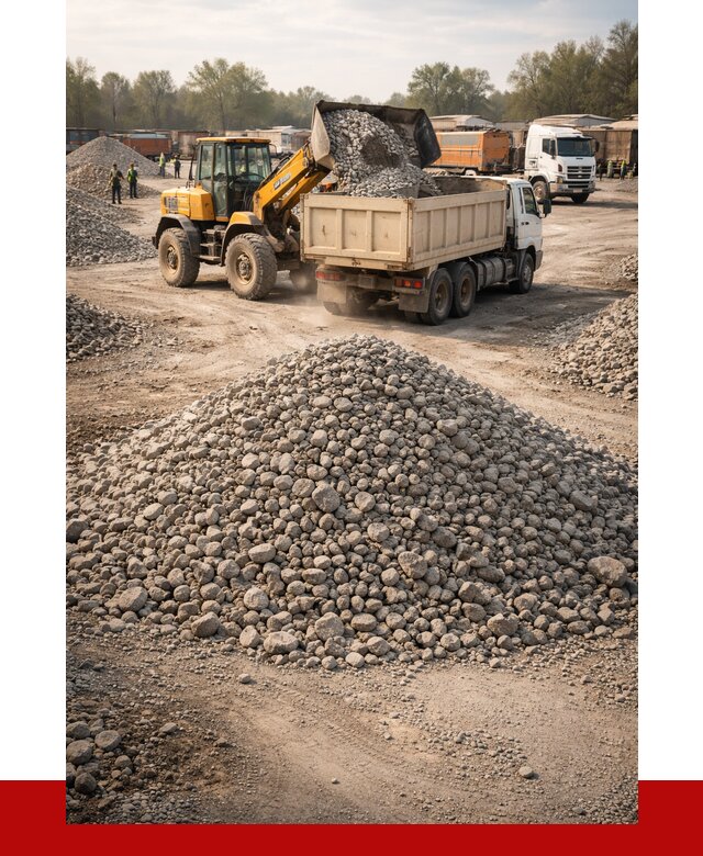 Вторичный щебень фракция 40-70 в Дальнереченске от 1773 р, ПРОНЕРУДДлн