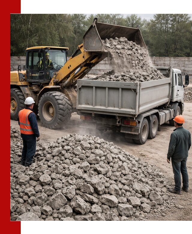 Вторичный щебень фракция 70–150 в Дальнереченске с доставкой