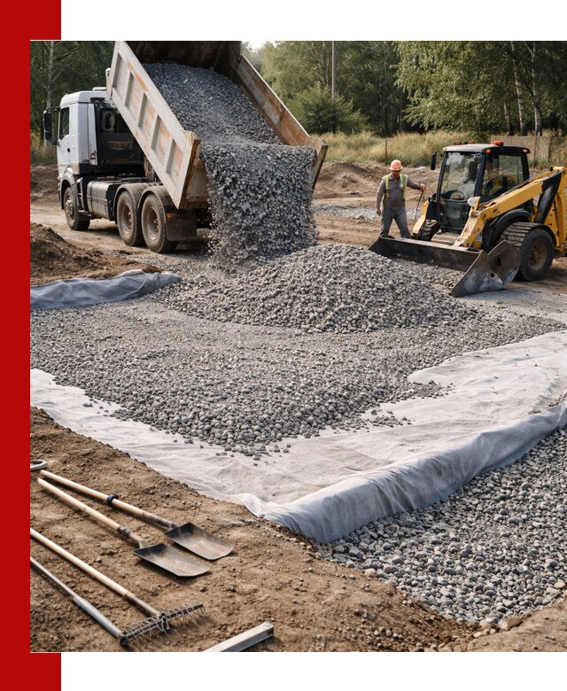 Щебень для фундамента с доставкой в Дальнереченске