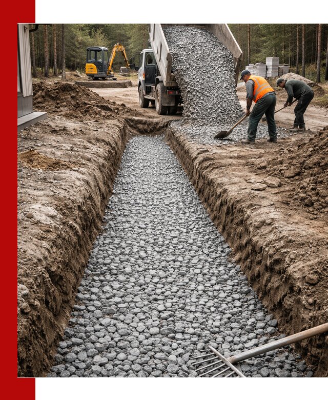 Щебень для дренажа с доставкой в Дальнереченске высокого качества