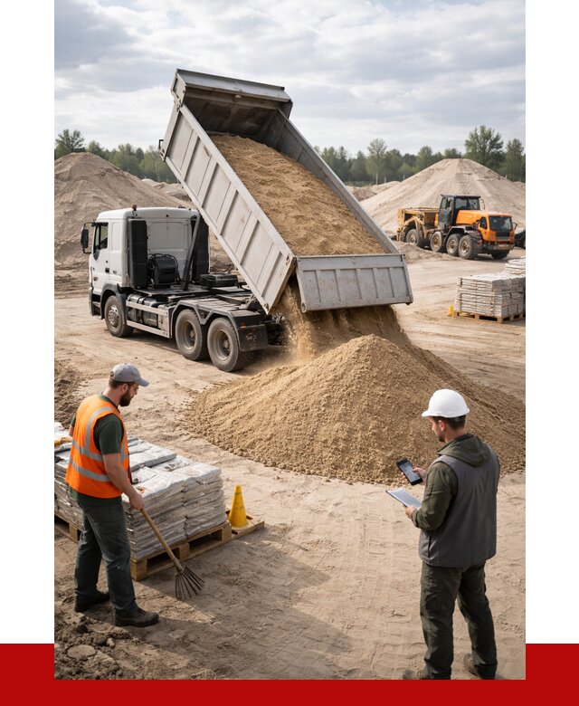 Карьерный песок с доставкой в Дальнереченске от 3668 р. ПРОНЕРУДДлн