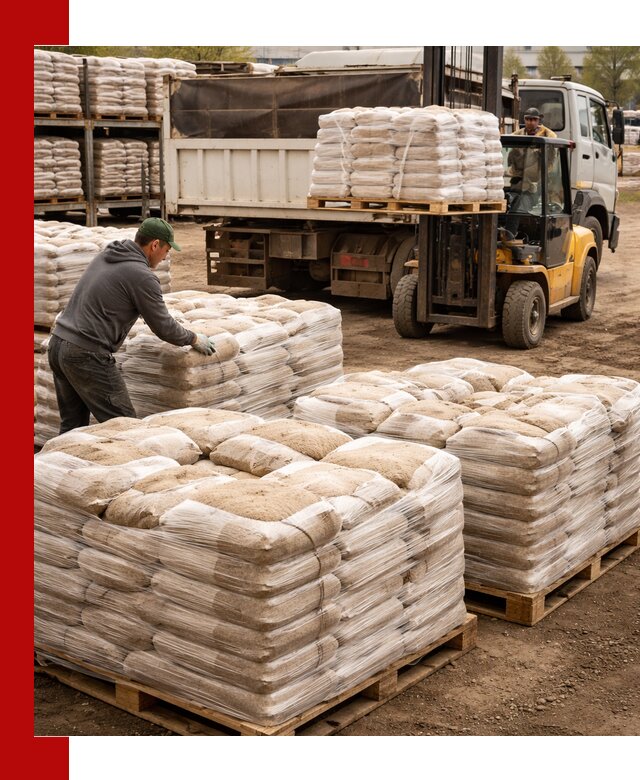 Карьерный песок в мешках с доставкой в Дальнереченске