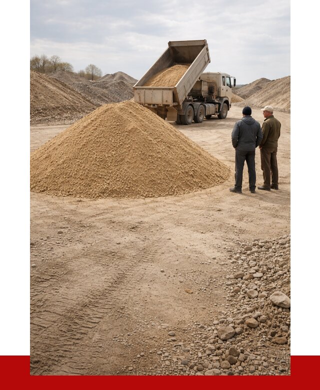 Карьерный песок крупнозернистый в Дальнереченске от 8662 р | ПРОНЕРУДДлн