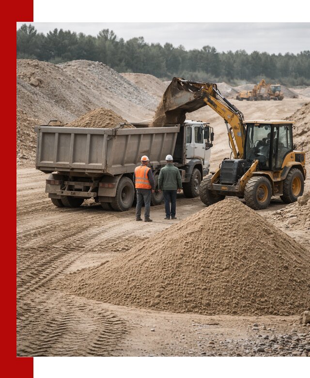 Карьерный среднезернистый песок с доставкой в Дальнереченске