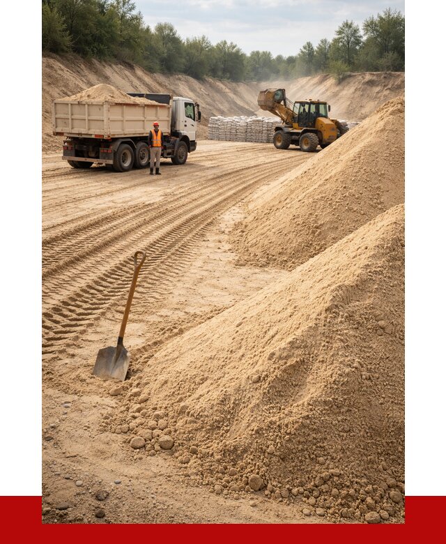 Карьерный песок мелкозернистый в Дальнереченске от 9171 р. | ПРОНЕРУДДлн