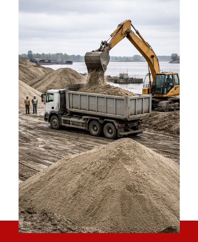 Купить речной песок навалом в Дальнереченске от 1834 р., ПРОНЕРУДДлн