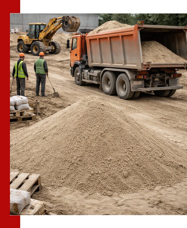 Доставка и продажа мытого речного песка в Дальнереченске