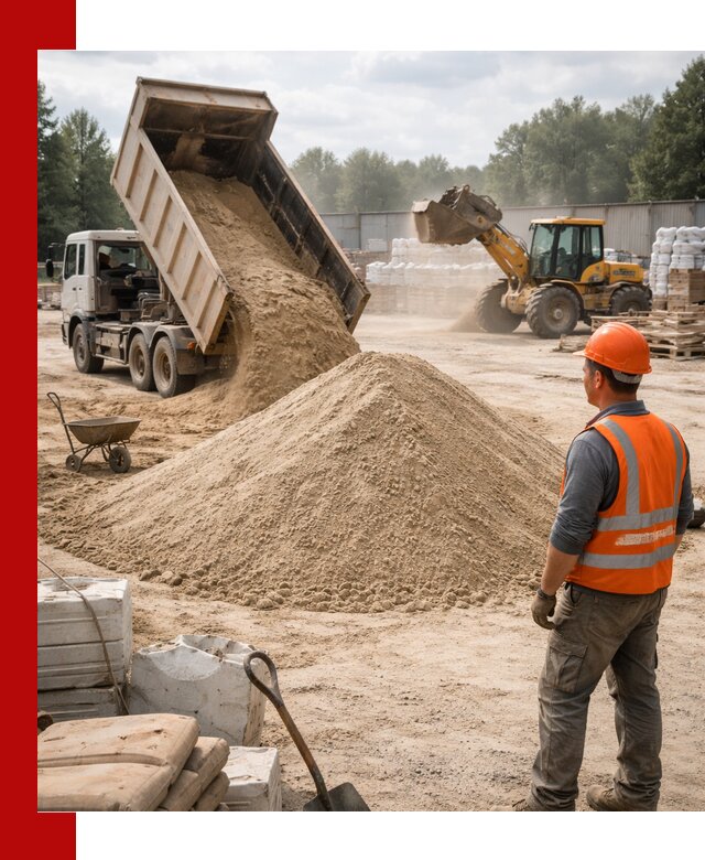 Доставка строительного песка с самосвалом в Дальнереченске