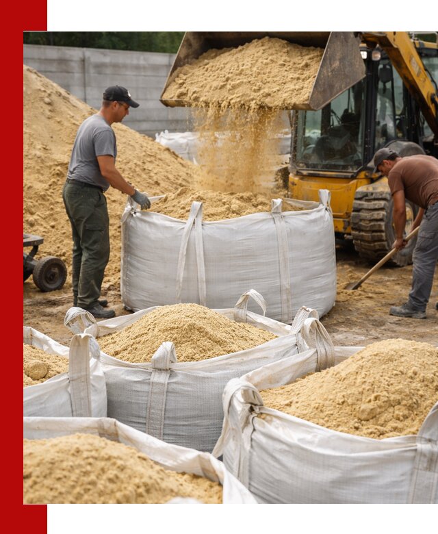 Поставка качественного песка для кладки в Дальнереченске