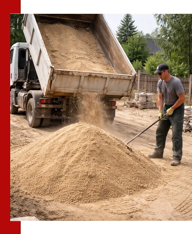Доставка сухого песка самосвалами в Дальнереченске