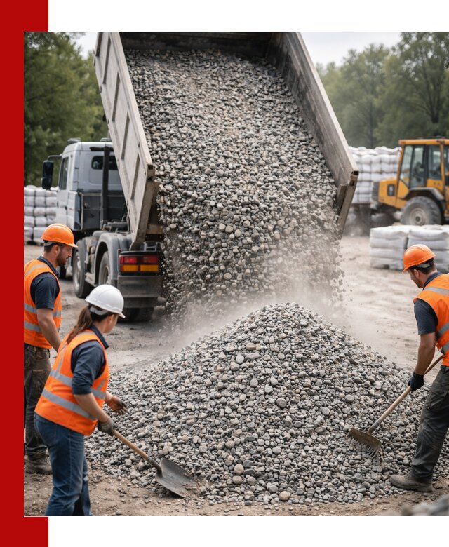 Доставка гравия и камня в Дальнереченске оптом и в розницу