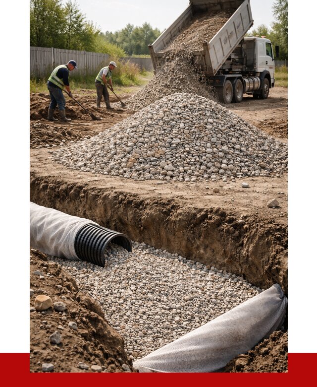 Гравий для дренажа в Дальнереченске от 2242 р., доставка ПРОНЕРУДДлн