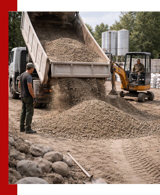 Доставка ПГС С3 в Дальнереченске самосвалами и миксерами