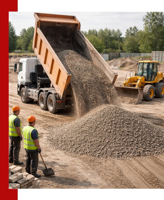 Доставка щебёночно-песчаной смеси ЩПС С7 в Дальнереченске