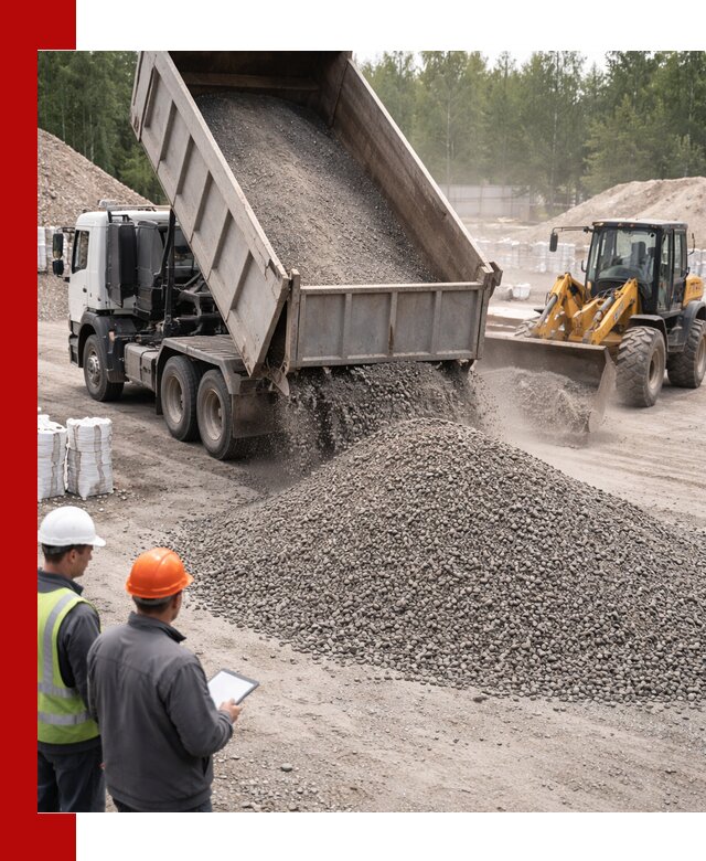 Доставка и продажа гранитного отсева 0-10 в Дальнереченске