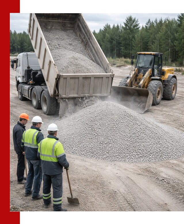 Известняковый отсев 0-5 доставка в Дальнереченске быстро и выгодно
