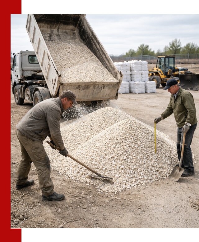 Мраморная крошка с доставкой и разгрузкой в Дальнереченске