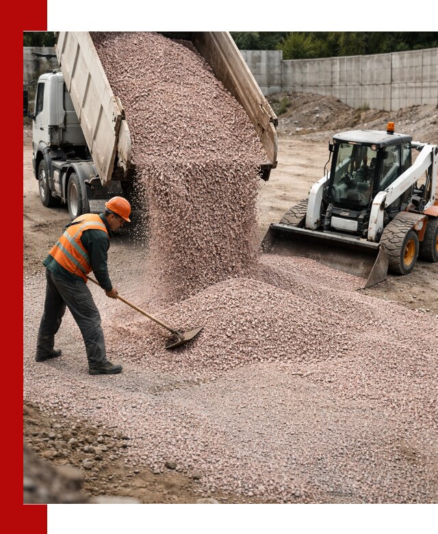 Крошка розовый гранит с доставкой в Дальнереченске от производителя