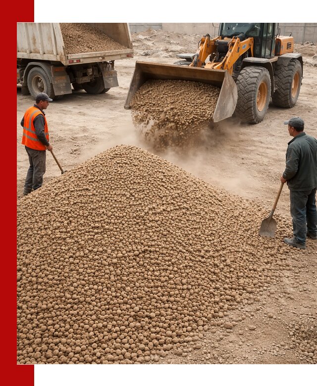 Керамзит фракция 10-20 с доставкой в Дальнереченске