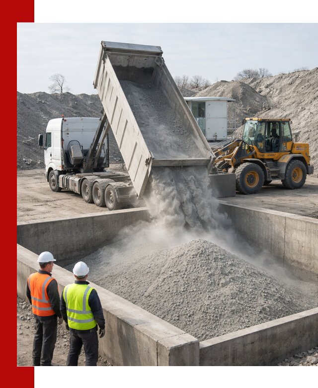 Доставка цемента навалом в Дальнереченске крупными партиями