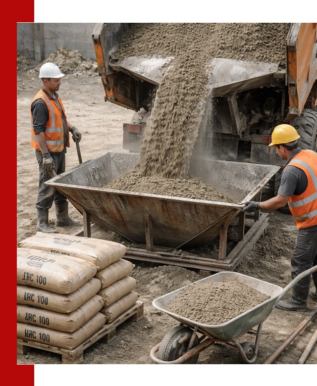 Доставка цементно-песчаной смеси М100 в Дальнереченске