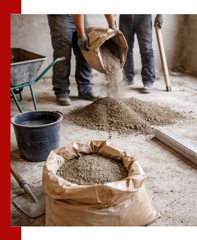 Доставка сухой смеси для стяжки в Дальнереченске