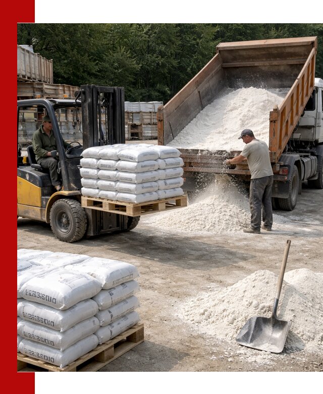 Доставка строительной извести оптом и в розницу в Дальнереченске
