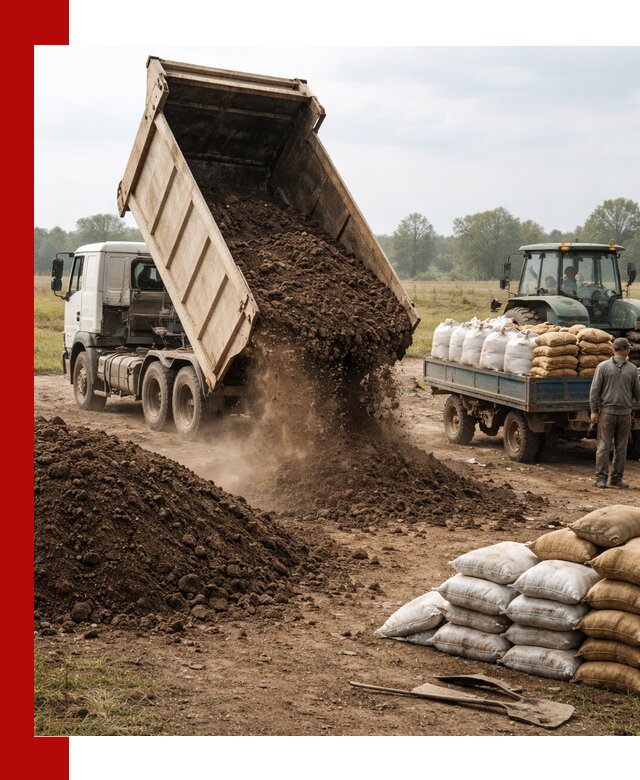 Доставка грунта и удобрений оптом в Дальнереченске для сельхоз и строительства