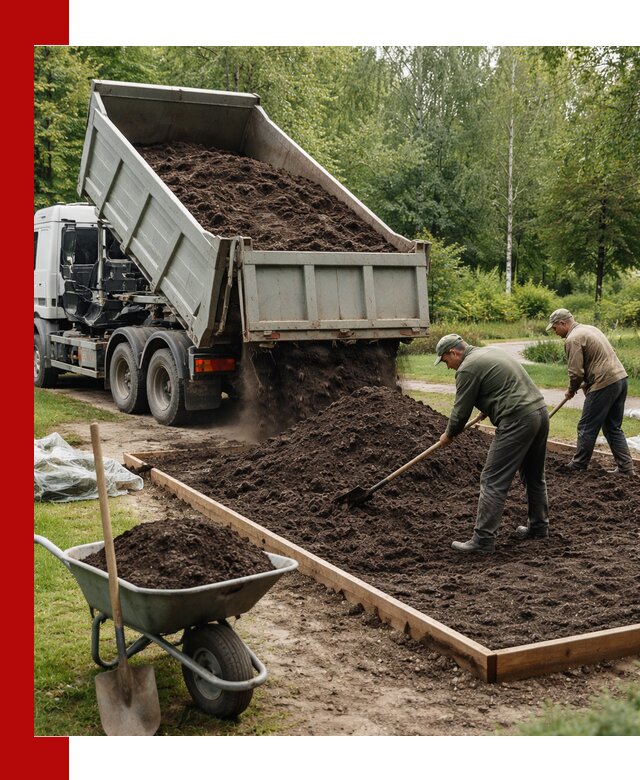 Доставка грунта для озеленения и благоустройства в Дальнереченске