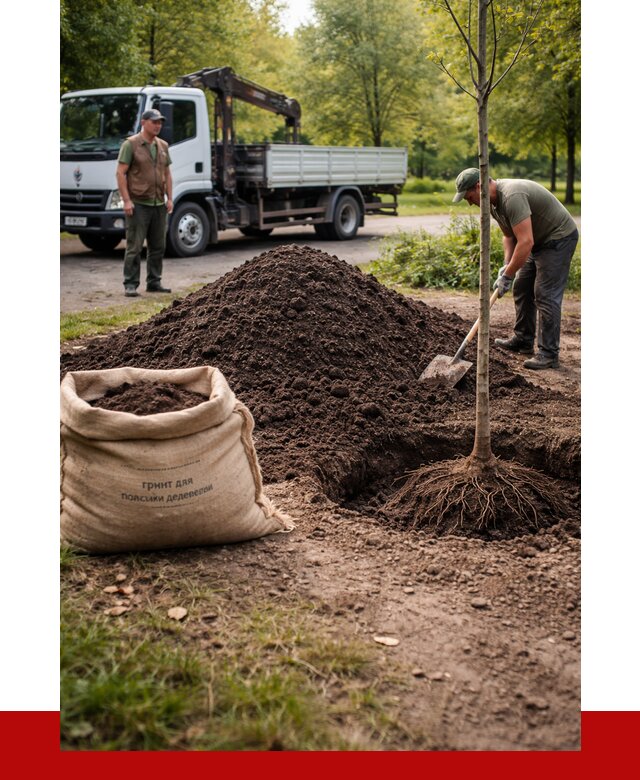 Грунт для посадки деревьев в Дальнереченске от 1223 р. | ПРОНЕРУДДлн