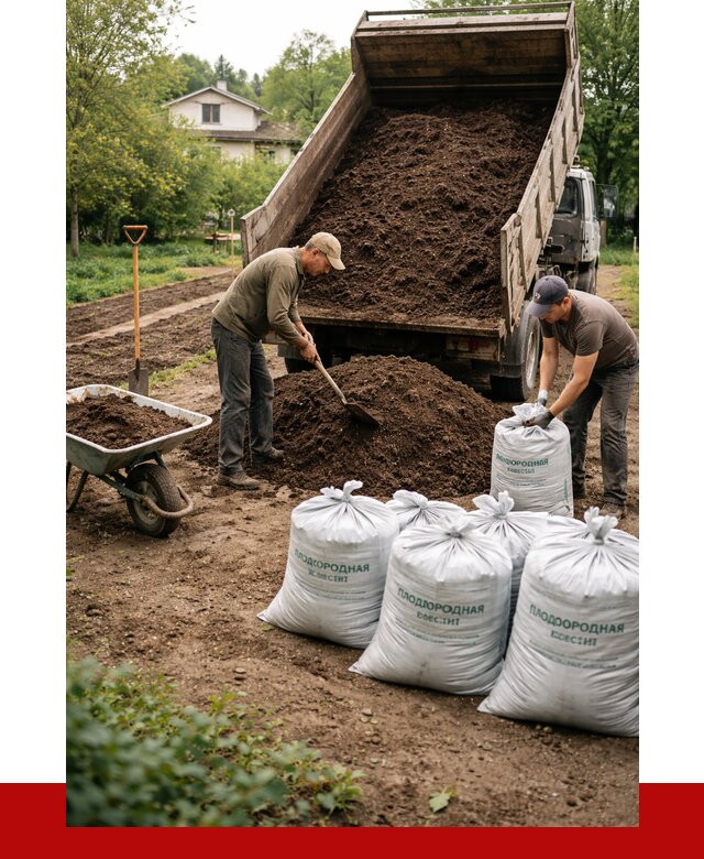 Плодородная смесь в Дальнереченске от 4280 р./куб с доставкой | ПРОНЕРУДДлн