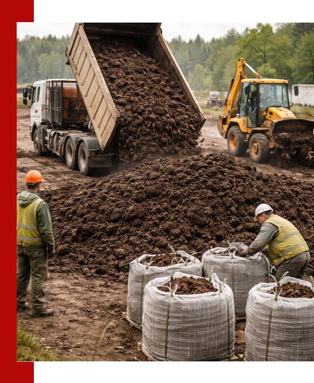 Доставка нейтрального торфа в Дальнереченске оптом и в розницу