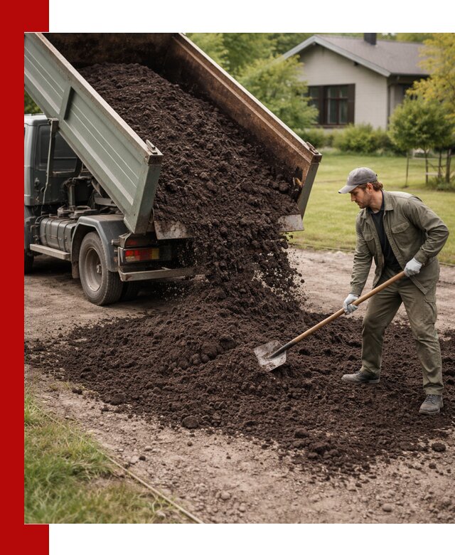 Чернозем для газона с доставкой в Дальнереченске быстро и качественно
