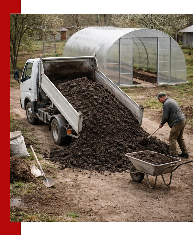 Чернозем для теплицы с доставкой в Дальнереченске