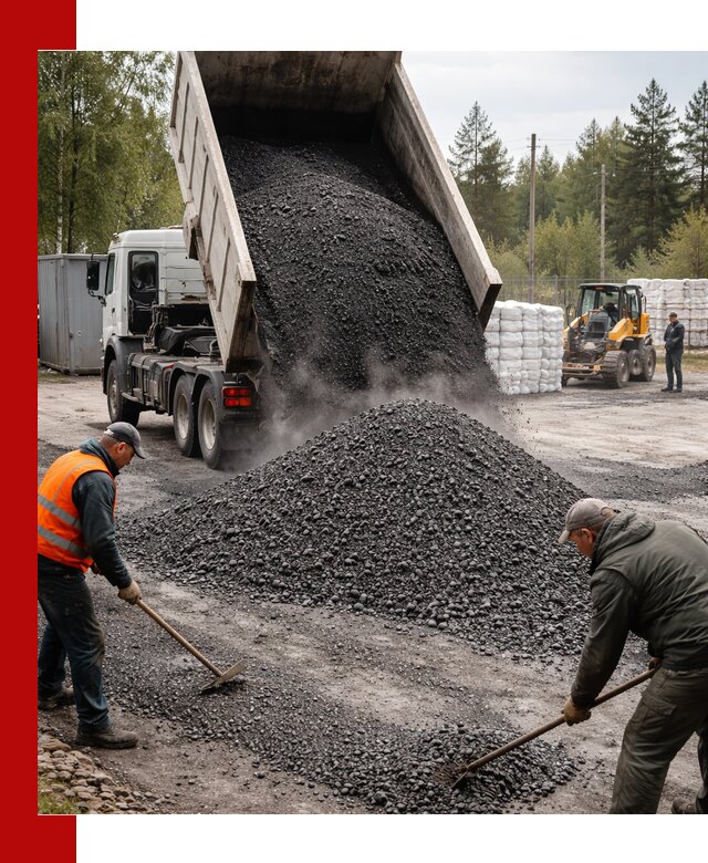 Доставка и продажа асфальтного гранулята в Дальнереченске
