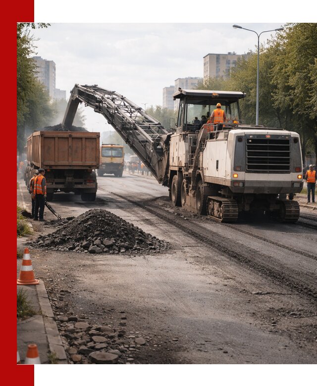 Фрезерованный асфальт в Дальнереченске — удаление и вывоз старого покрытия