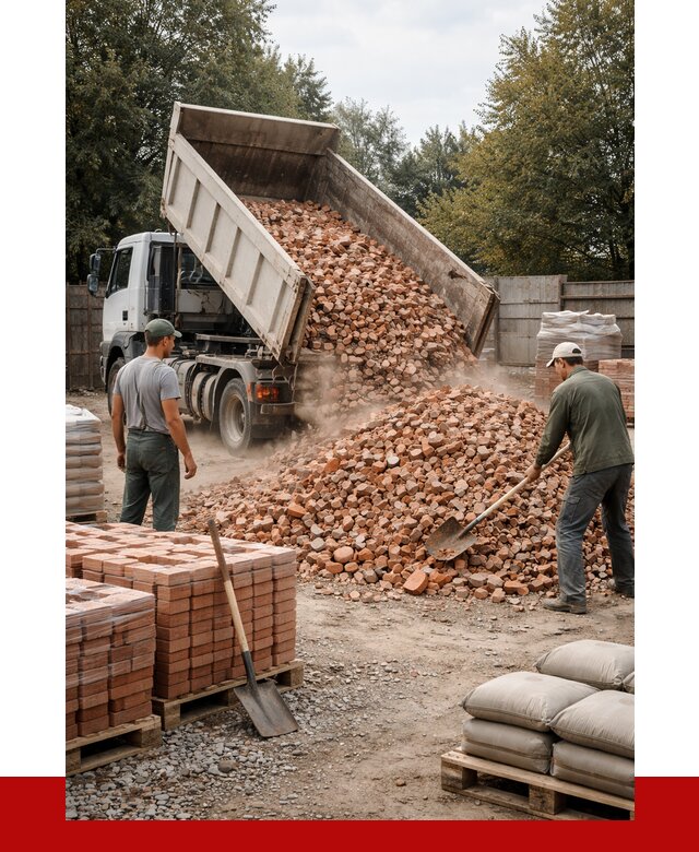 Бой кирпича в Дальнереченске с доставкой от 4280 руб/куб | ПРОНЕРУДДлн