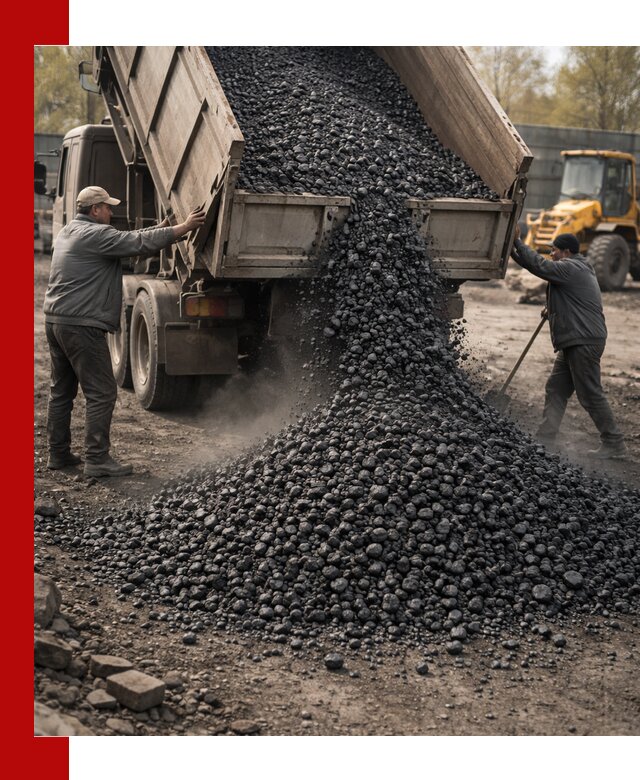 Доставка угля семечка самосвалами в Дальнереченске