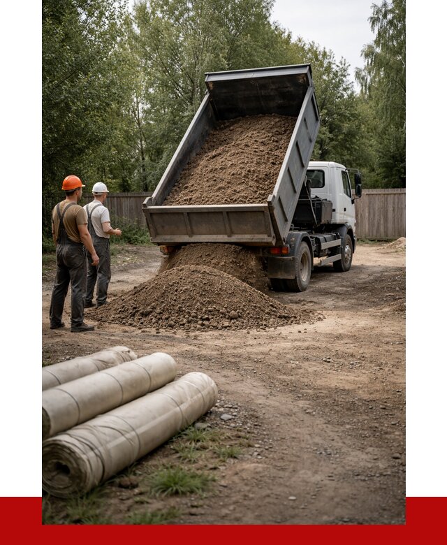 Доставка сыпучих материалов самосвалом в Дальнереченск от 4280 р. | ПРОНЕРУДДлн